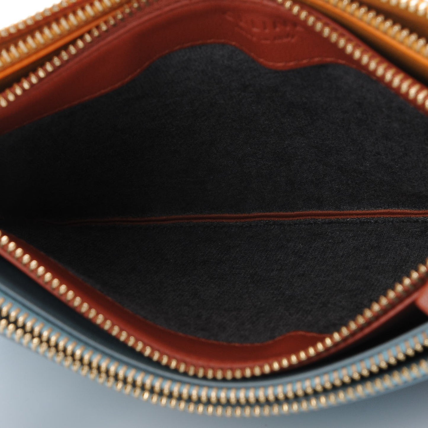 Lambskin Small Multicolor Trio Crossbody Bag Antarctic