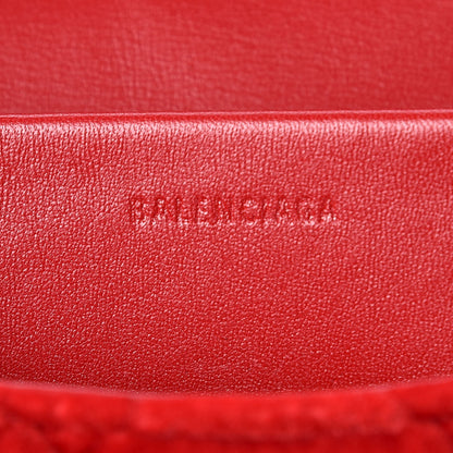 Balenciaga Velvet Mattress Quilted Medium BB Round Shoulder Bag Red 6 of 6