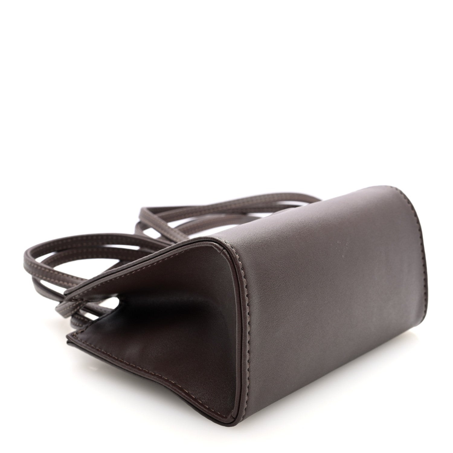 Telfar Vegan Leather Small Shopping Bag Chocolate 4 of 10