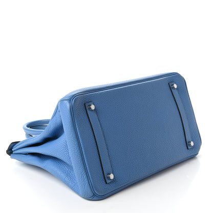 Hermes Togo Birkin 35 Bleu Paradis 4 of 10