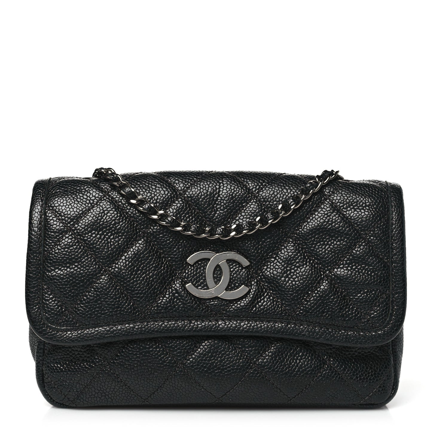 Caviar Small Natural Beauty Flap Black