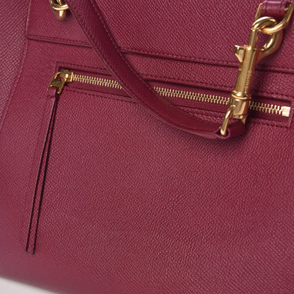 Celine Baby Grained Calfskin Micro Belt Bag Plum 9 of 9