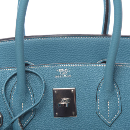 Hermes Togo Birkin 35 Blue Jean 6 of 10