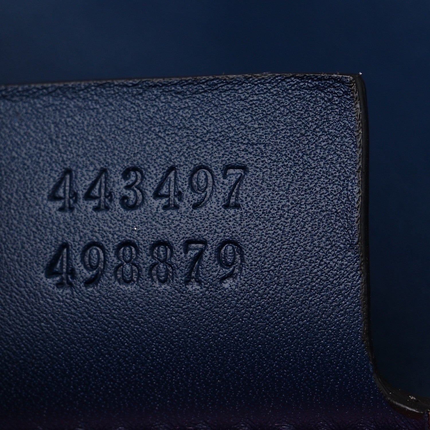 Gucci Denim Matelasse Pearl Studded Small GG Marmont Shoulder Bag Blue 7 of 9