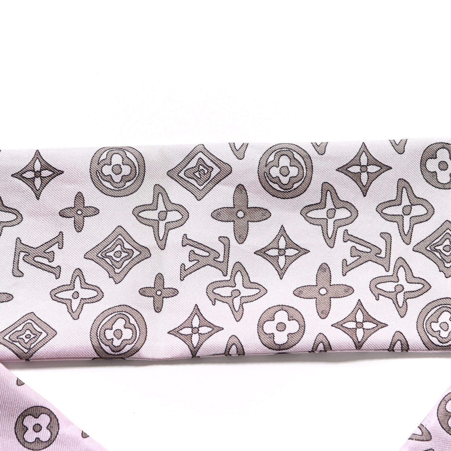 Silk Monogram Map Bandeau Lilac Mango