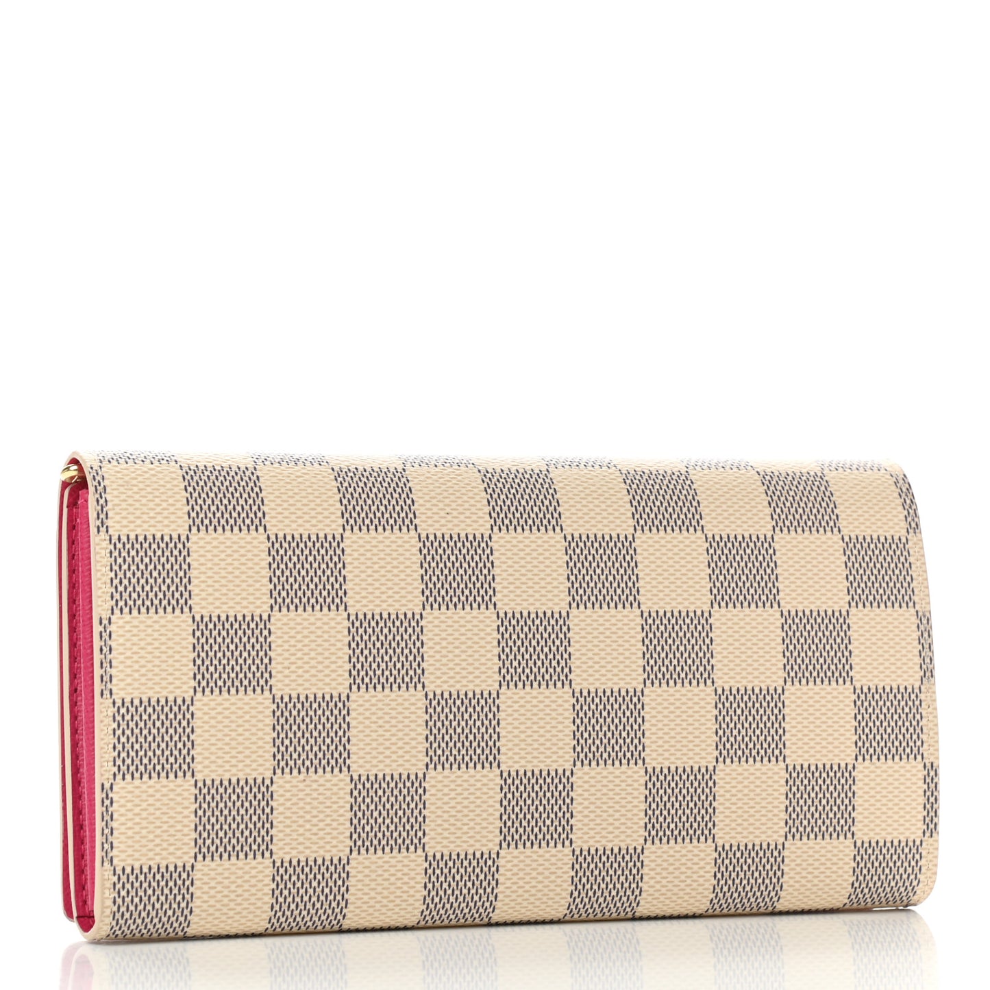 Damier Azur 2021 Christmas Animation Hollywood Sarah Wallet Fuchsia