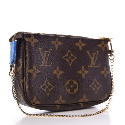 Louis Vuitton Monogram 2019 Christmas Animation Mini Venice Pochette Accessories Blue 3 of 8