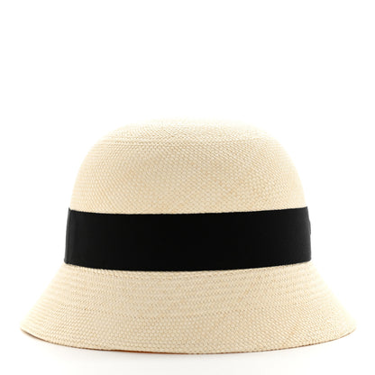 Christian Dior Straw D-Tulipe Brim Hat 4 of 10