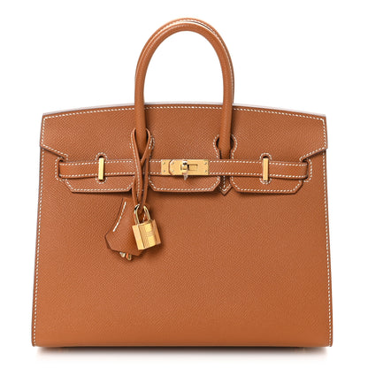 Hermes Epsom Birkin Sellier 25 Gold 1 of 11