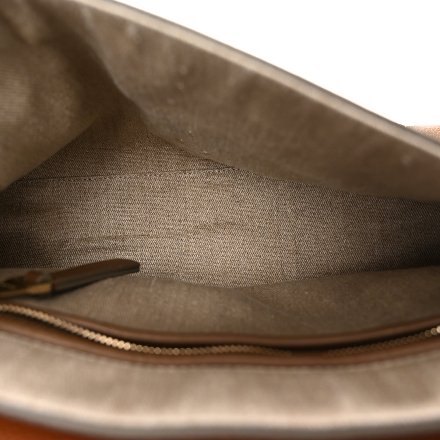 Grained Calfskin Medium Penelope Shoulder Bag Nut