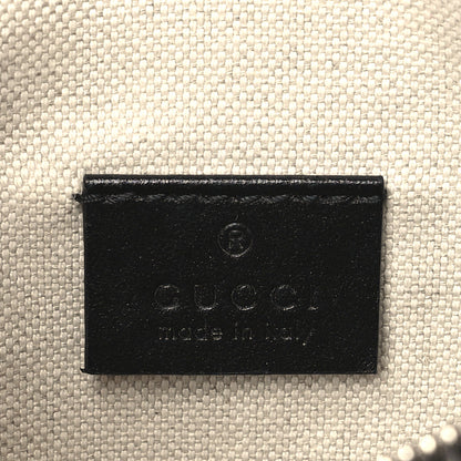 Gucci Calfskin GG Tennis Embossed Belt Bag Black 6 of 9