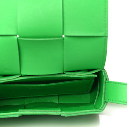Bottega Veneta Lambskin Maxi Intrecciato Extra Mini Cassette Crossbody Bag Parakeet 5 of 12