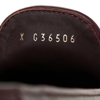 Chanel Lambskin Quilted Womens CC Loafers 37 Bordeaux 8 of 8