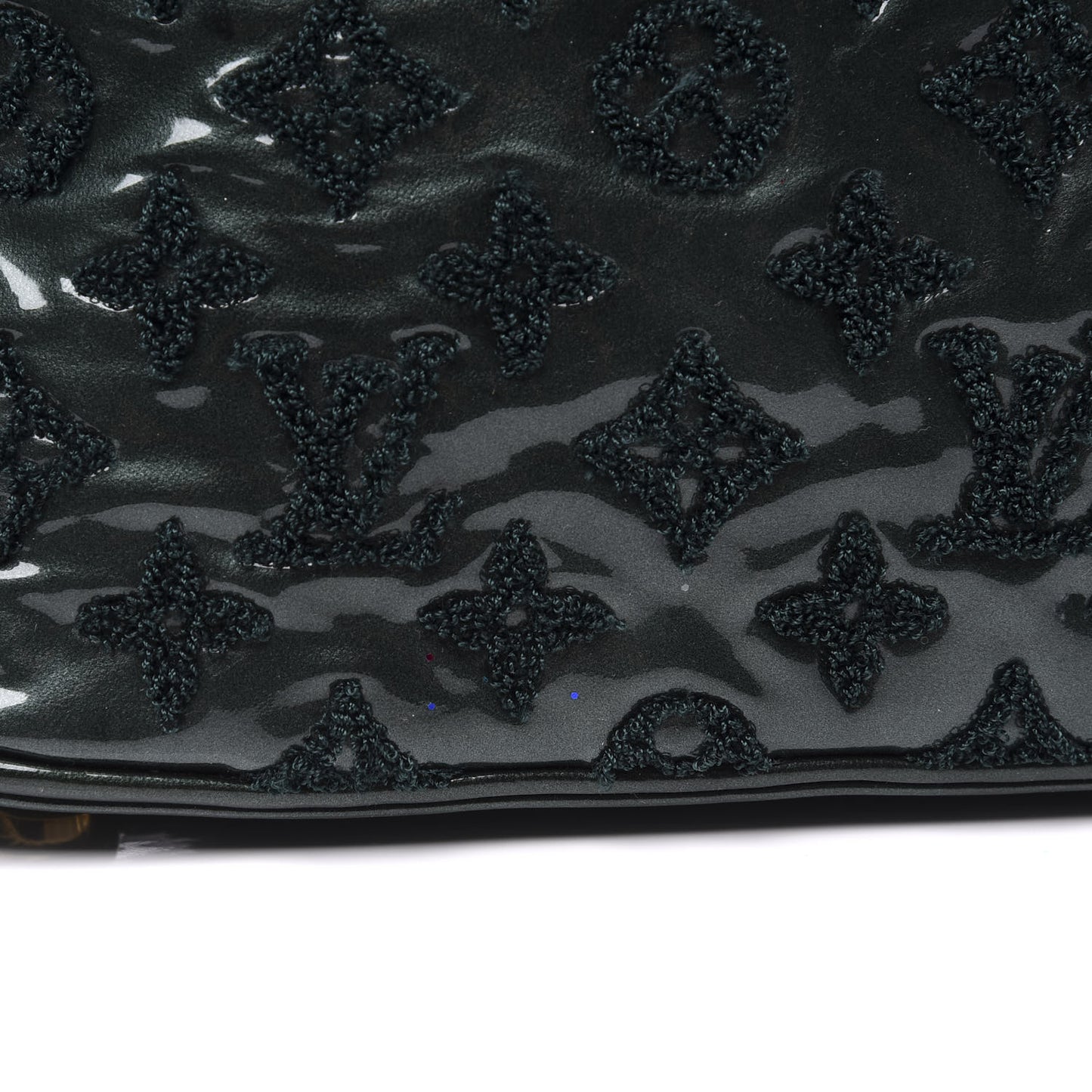 Patent Lambskin Fascination Lockit Vert Fonce