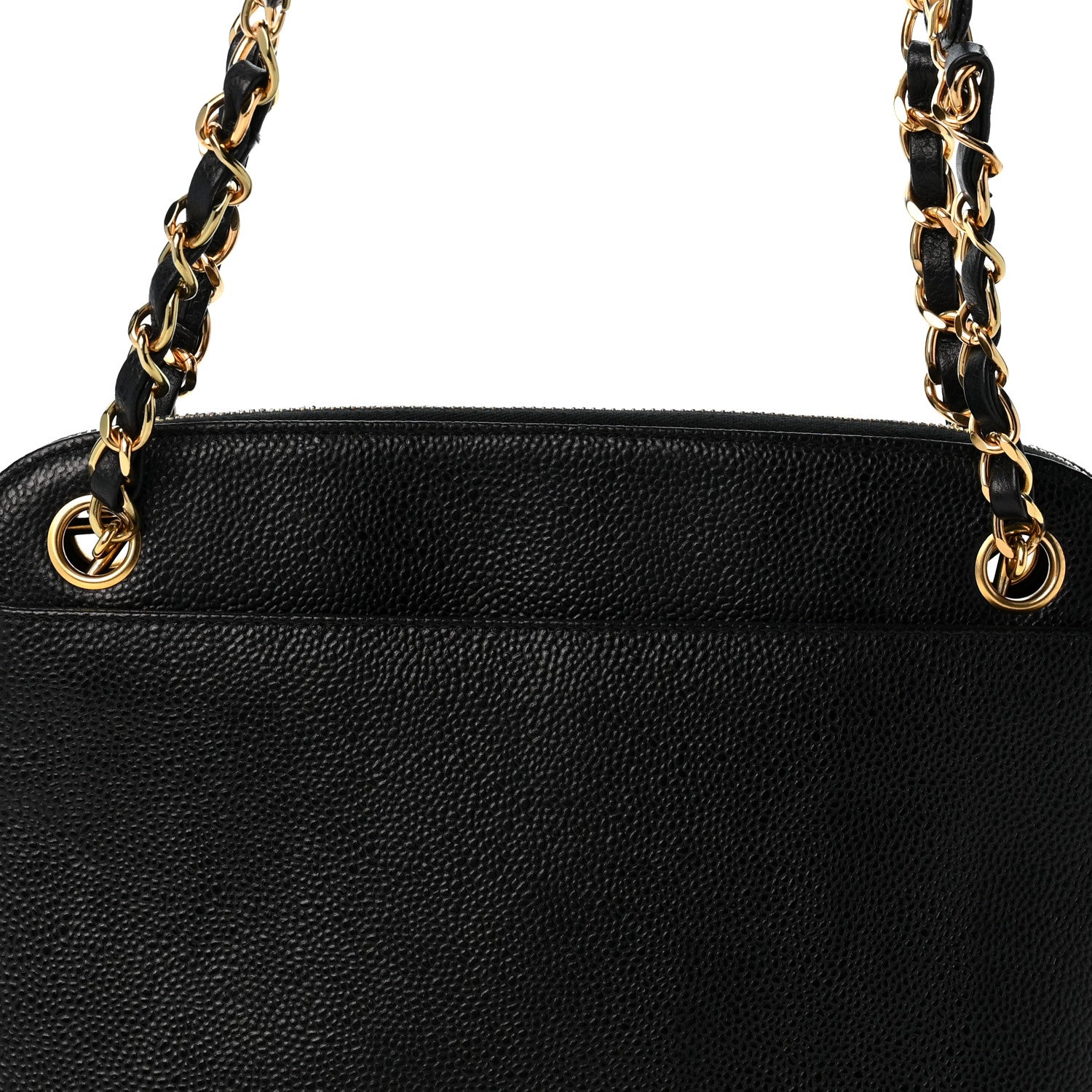 Chanel Caviar CC Shoulder Bag Black 8 of 12