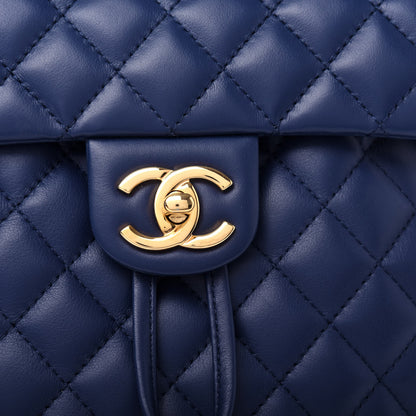 Chanel Calfskin Quilted Small Urban Spirit Backpack Navy 9 of 9