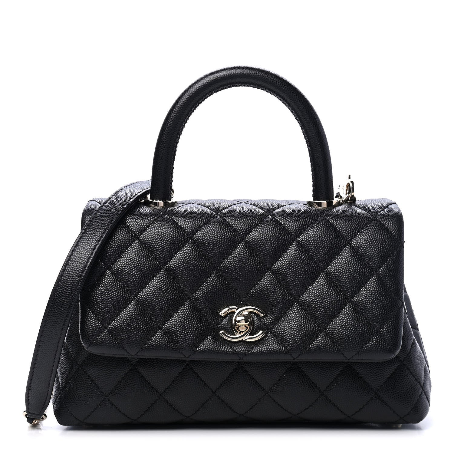 Chanel Caviar Quilted Mini Coco Handle Flap Black 1 of 4