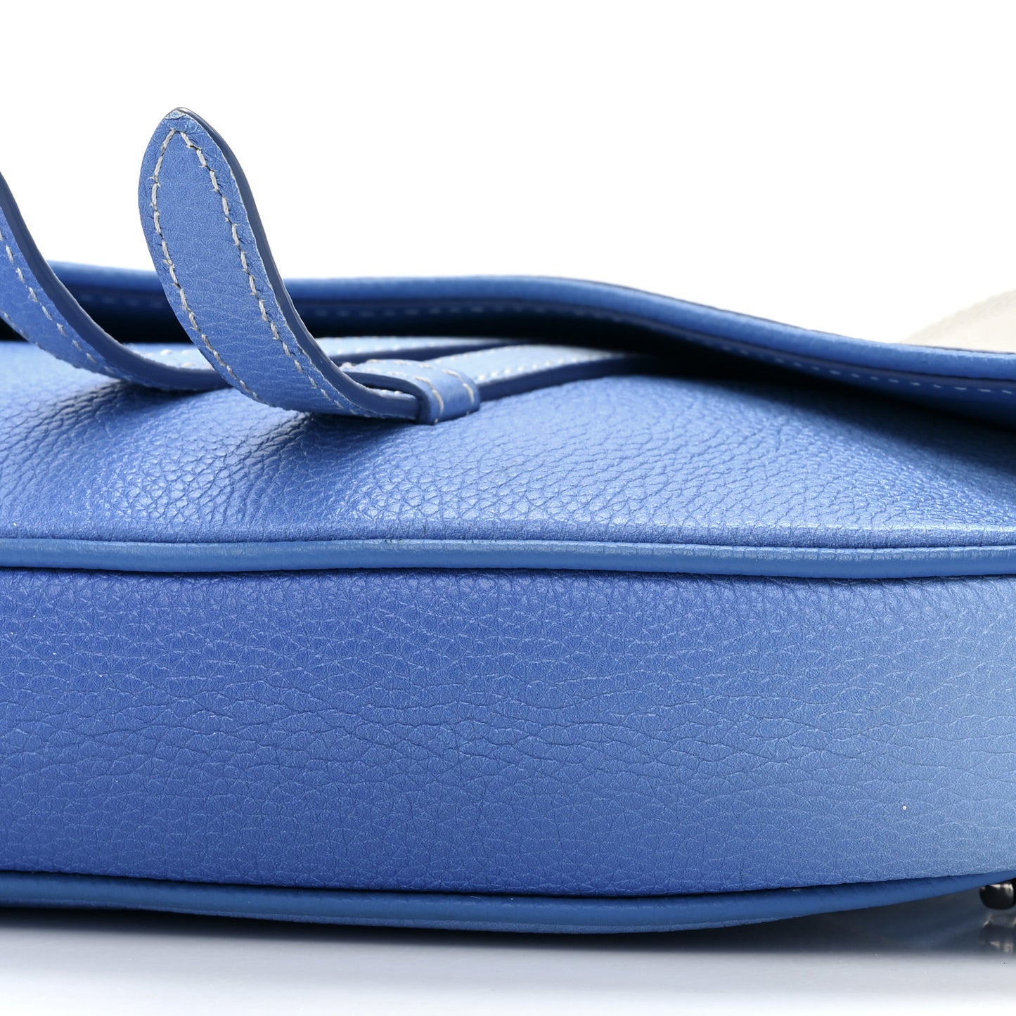 X DANIEL ARSHAM Grained Calfskin Gradient Saddle Bag Blue