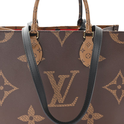 Louis Vuitton Reverse Monogram Giant Onthego MM 7 of 9