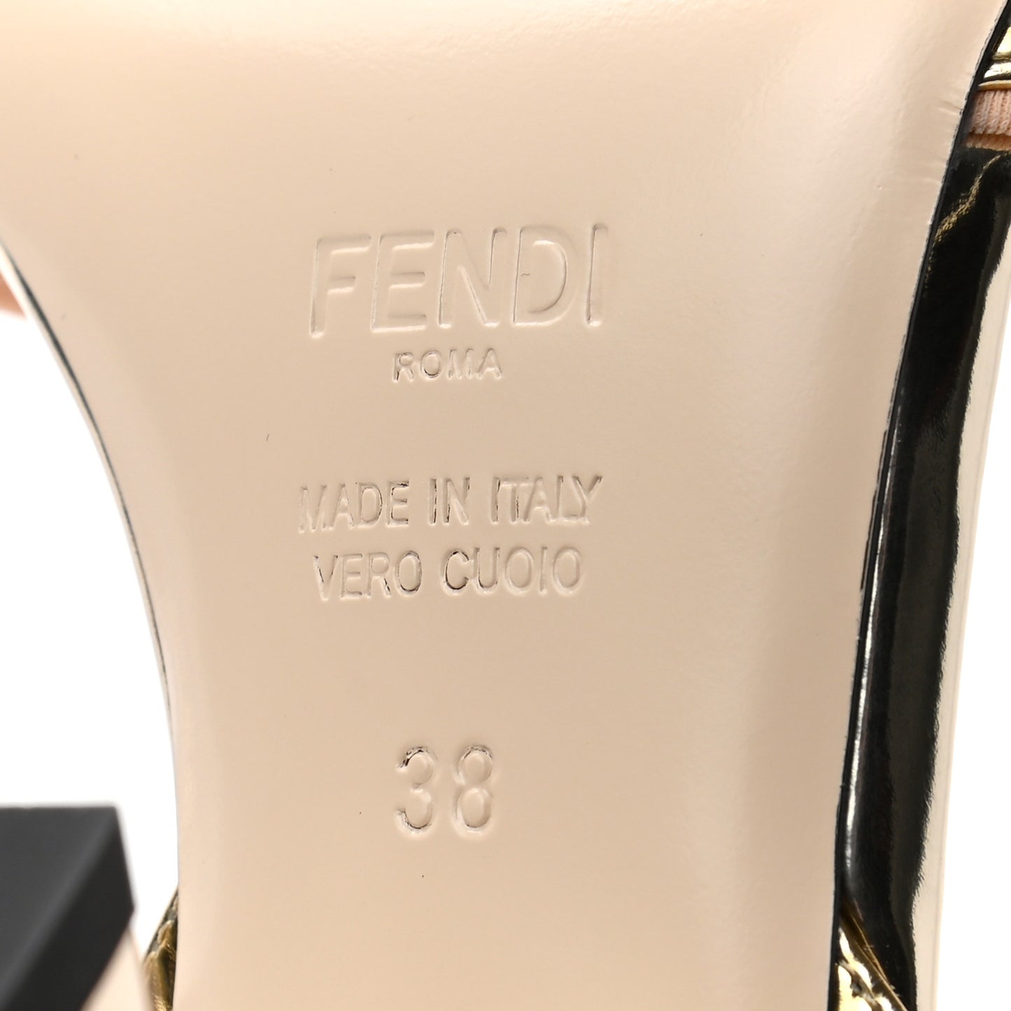 Metallic Colibri 85mm Strappy Sandals 38 Gold Silver