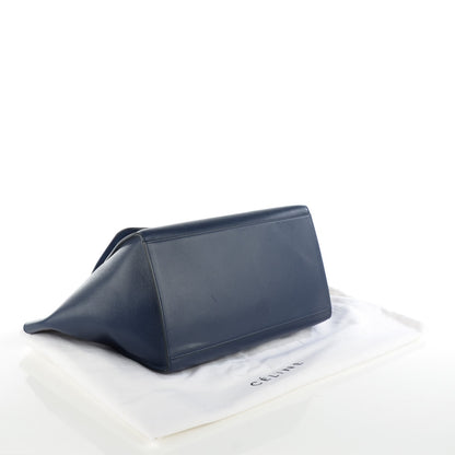 Celine Smooth Calfskin Medium Trapeze Indigo 4 of 8