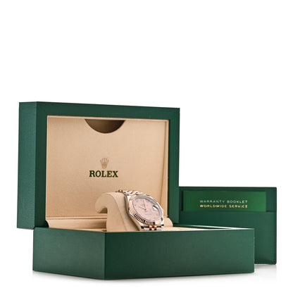 Rolex Stainless Steel 18K Everose Gold Diamond 41mm Oyster Perpetual Datejust Watch Sundust 126331 5 of 5
