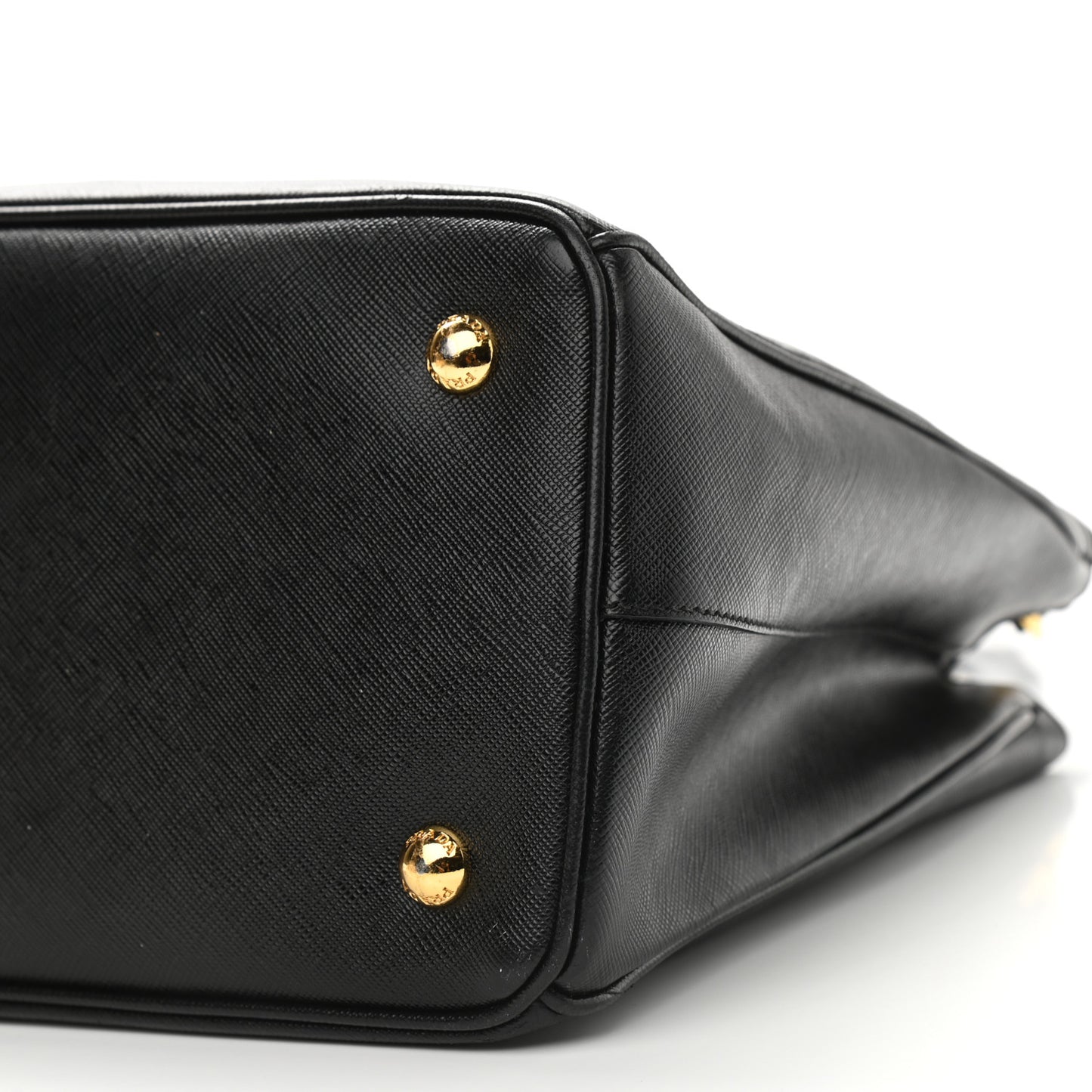 Saffiano Lux Medium Tote Black