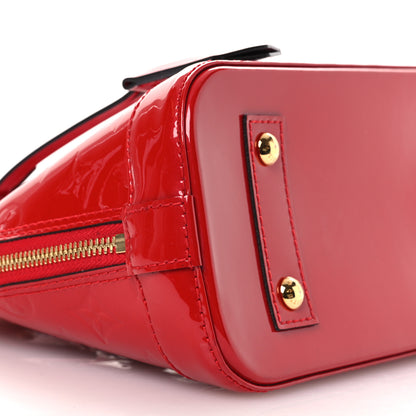 Louis Vuitton Vernis Alma BB Cherry 9 of 11