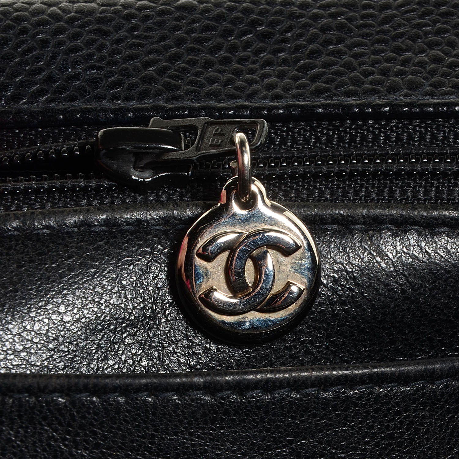 Chanel Caviar Jumbo Single Flap Black 8 of 9