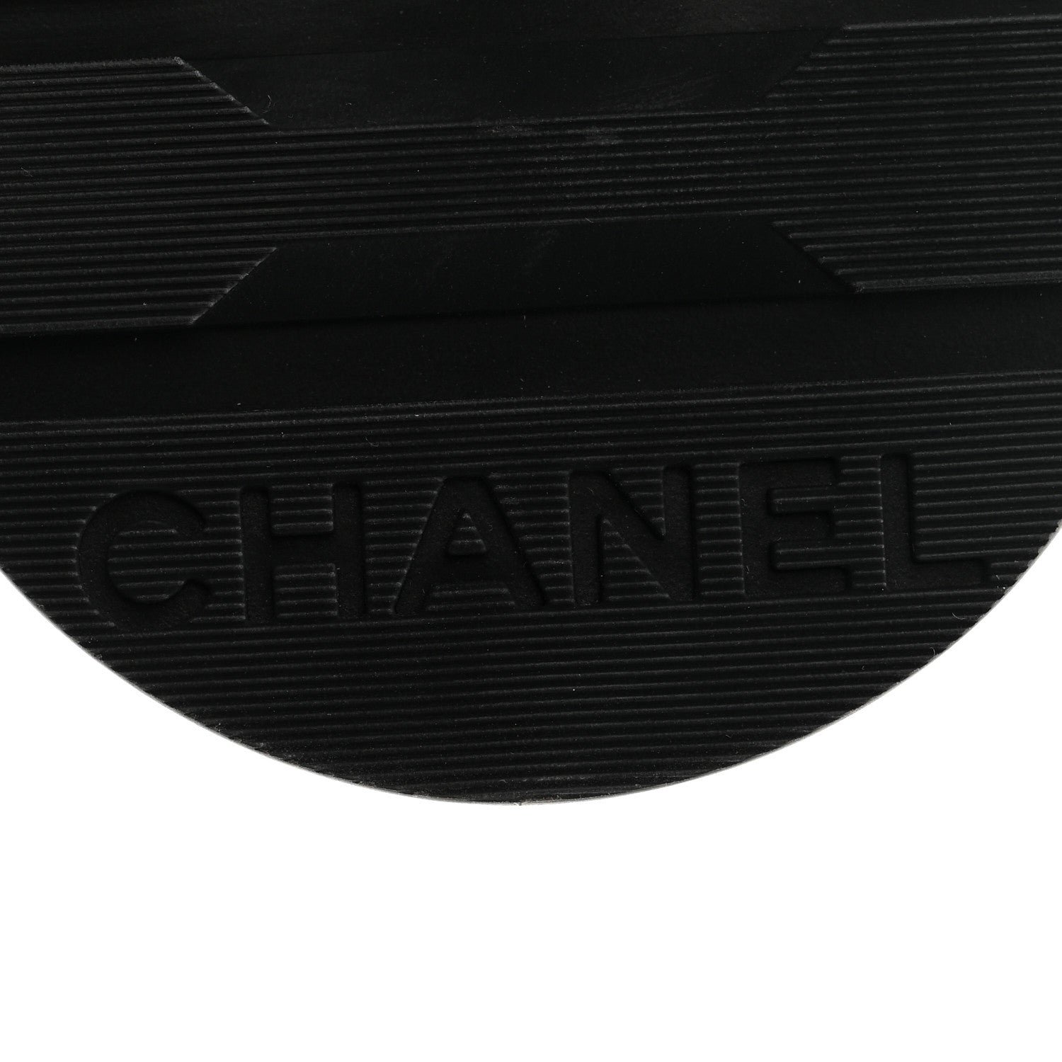 Chanel Shiny Calfskin Quilted Lace Up Combat Boots 39 Black 7 of 11