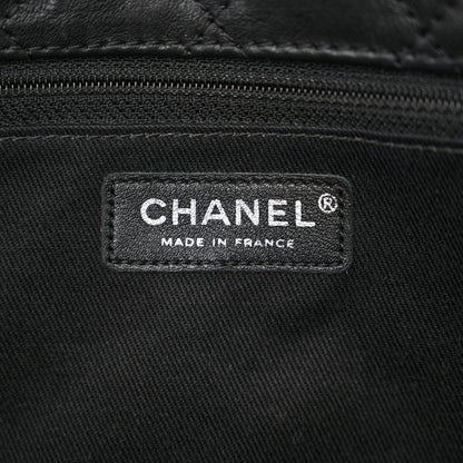 Chanel Calfskin Quilted Jumbo Easy Reissue Messenger Flap Black 6 of 12
