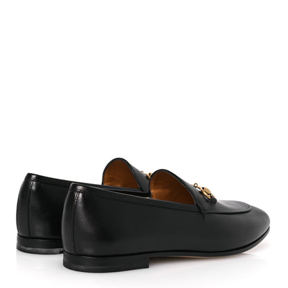 Gucci Calfskin Womens Jordaan Loafers 37.5 Black 5 of 12