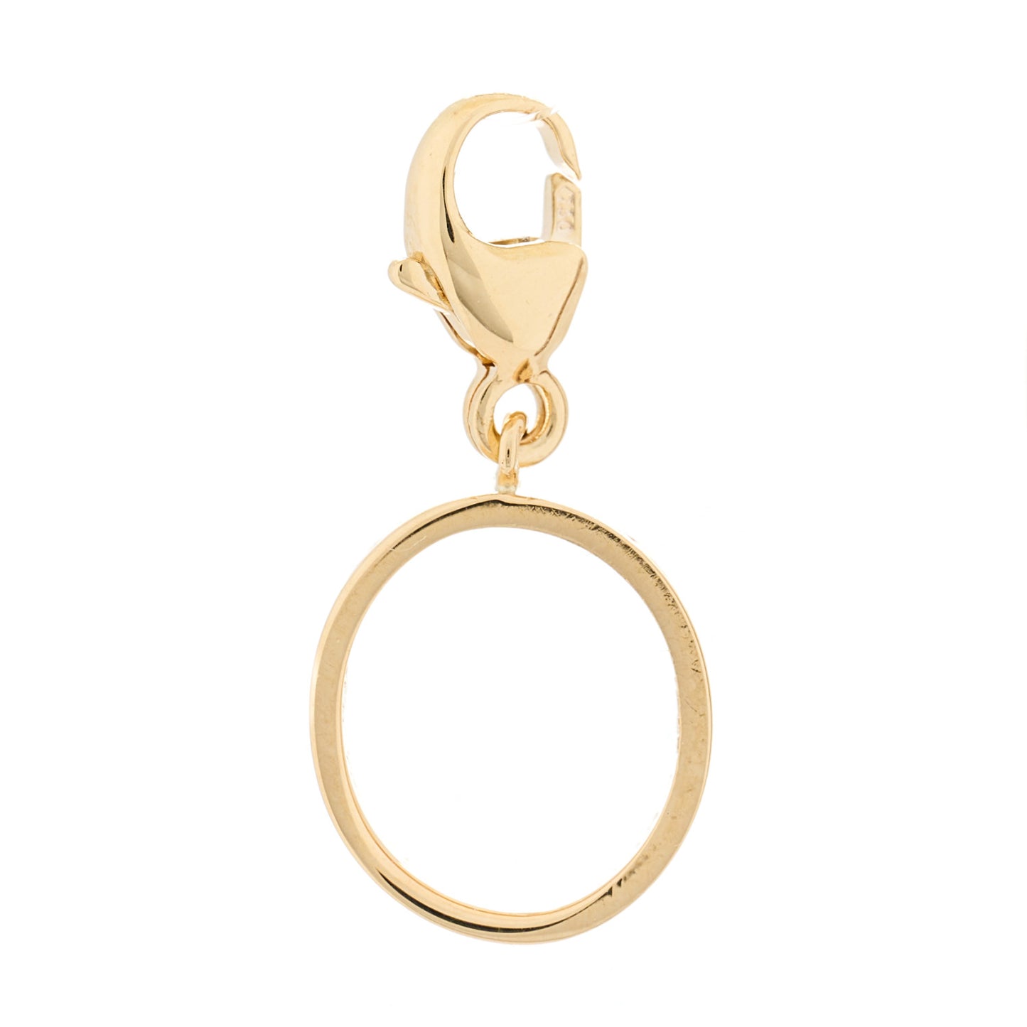 18K Yellow Gold LOVE Ring Charm