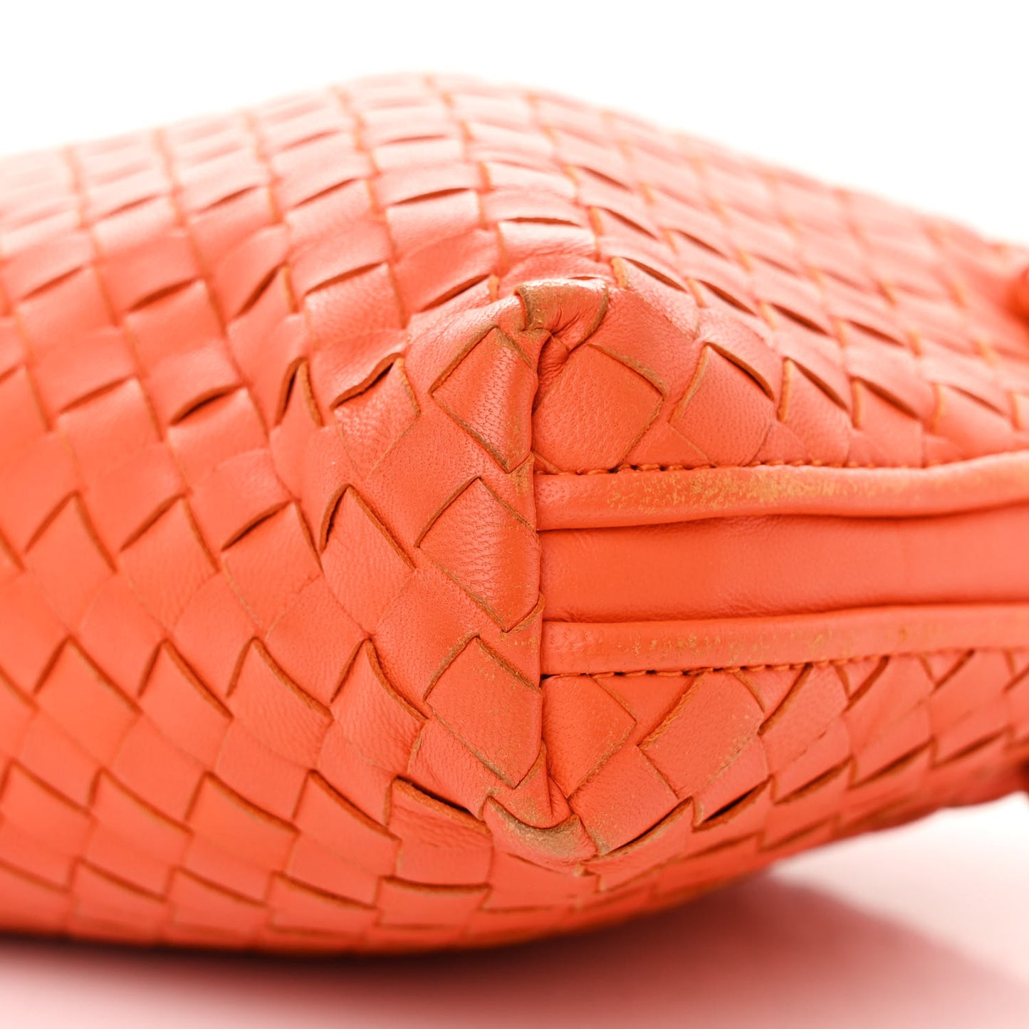 Nappa Intrecciato Nodini Crossbody Messenger Noce