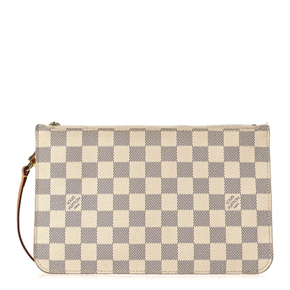 Louis Vuitton Damier Azur Neverfull MM GM Pochette 1 of 13