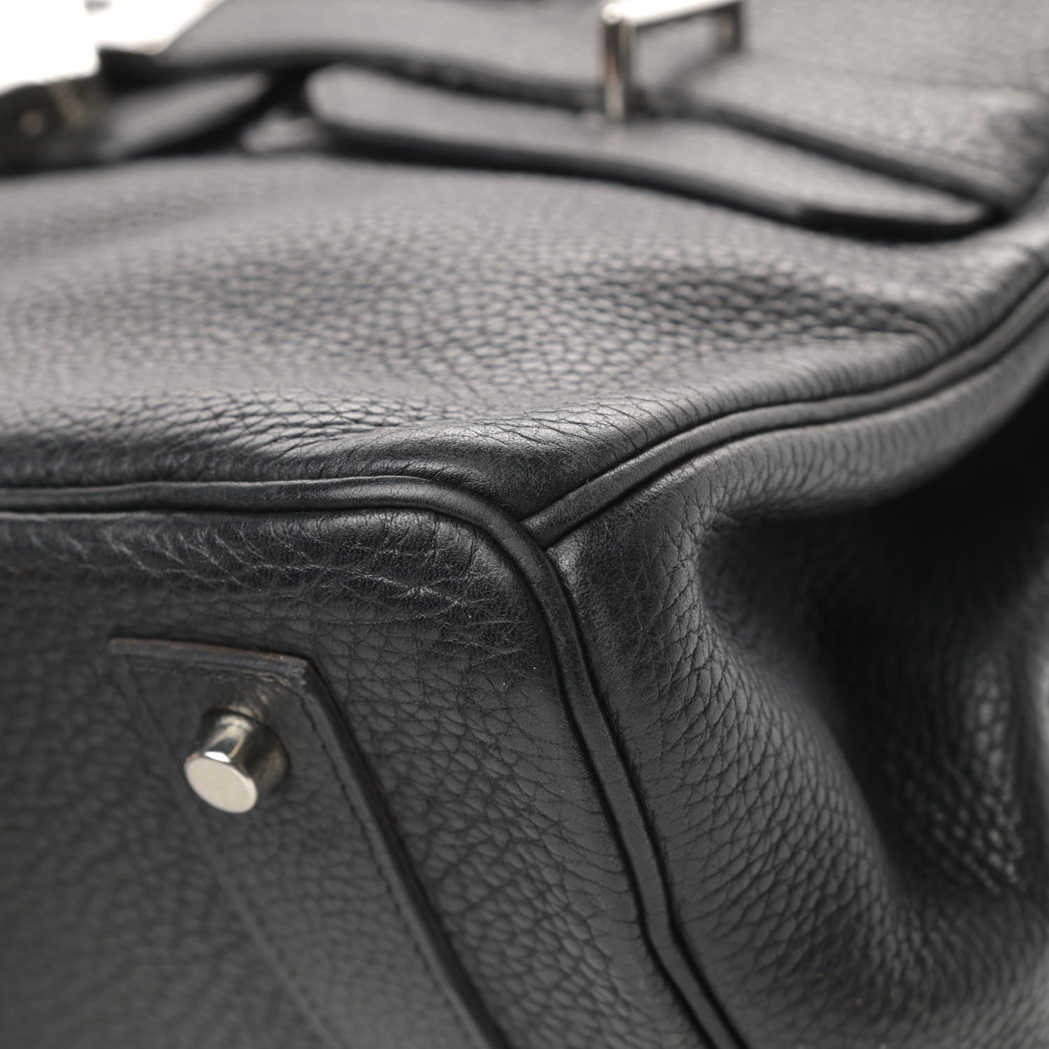 Hermes Taurillon Clemence JPG Birkin 42 Black 10 of 23