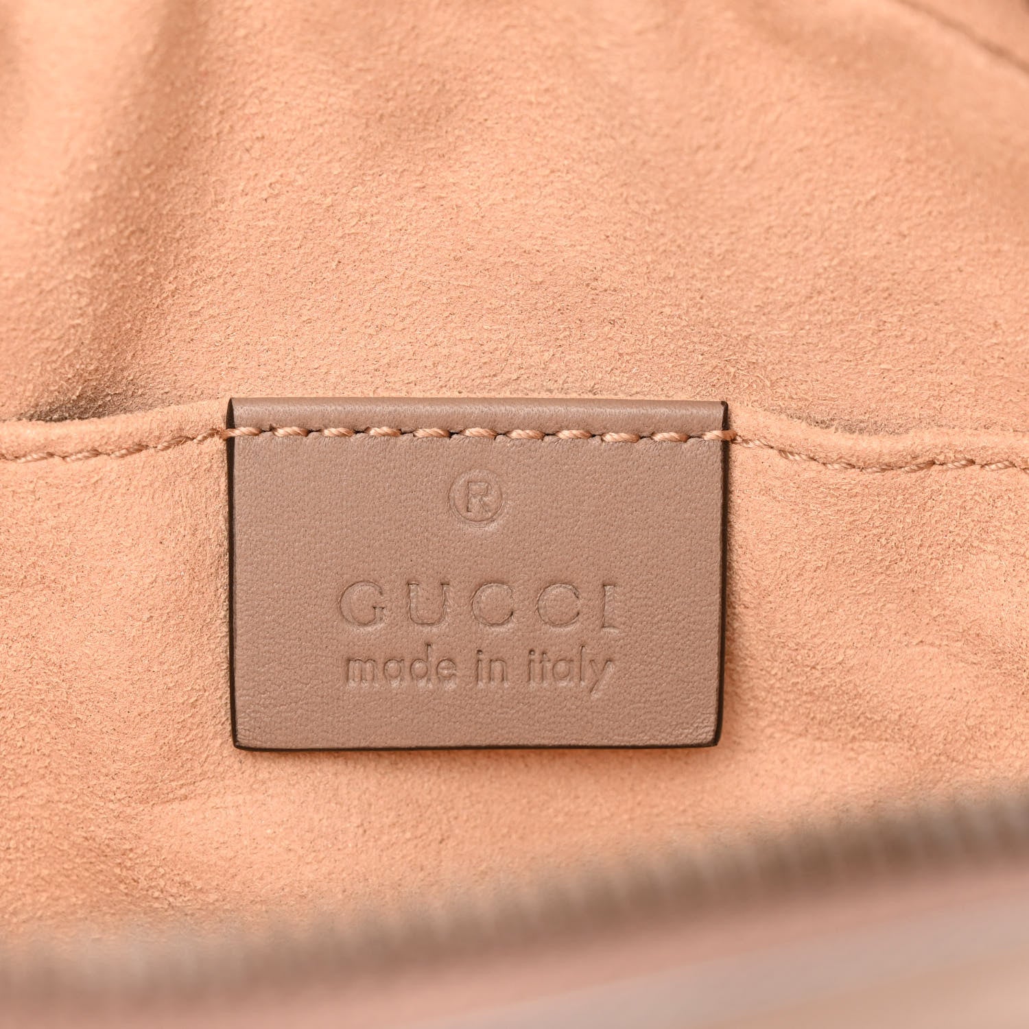 Gucci Calfskin Matelasse GG Marmont Belt Bag 95 38 Porcelain Rose 6 of 11