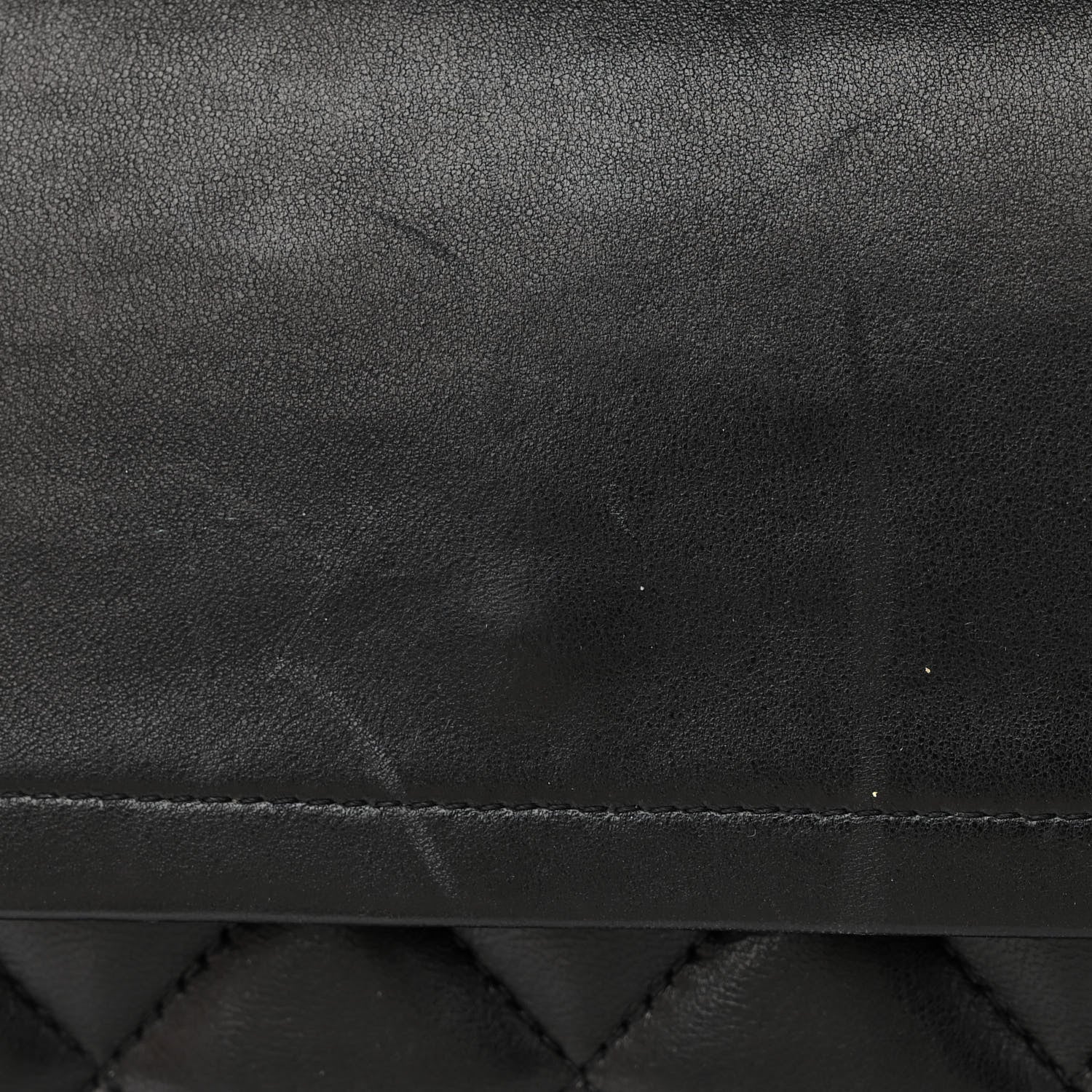 Chanel Lambskin Quilted Jumbo Double Flap Black 12 of 12