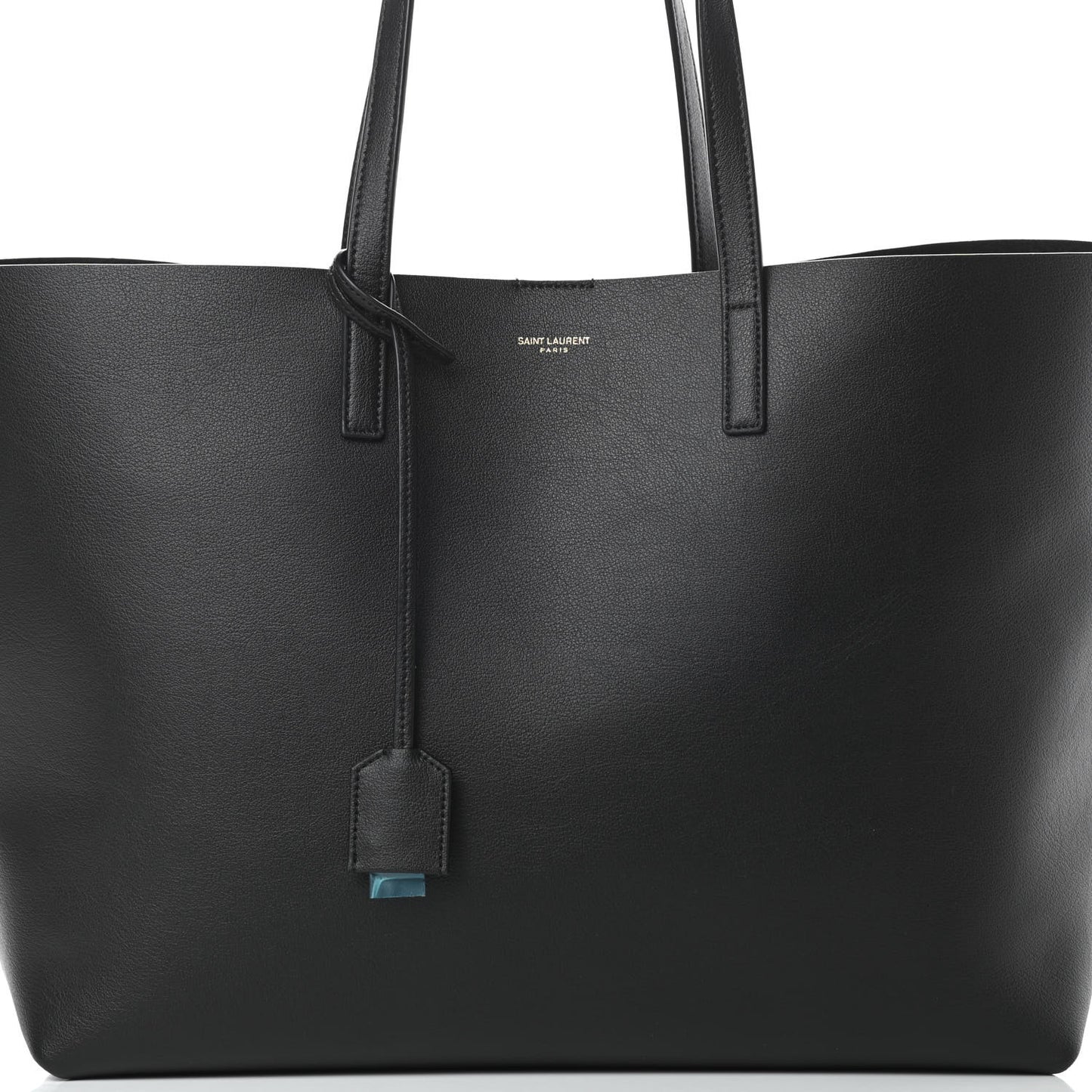 Calfskin Large Shopping Tote Black