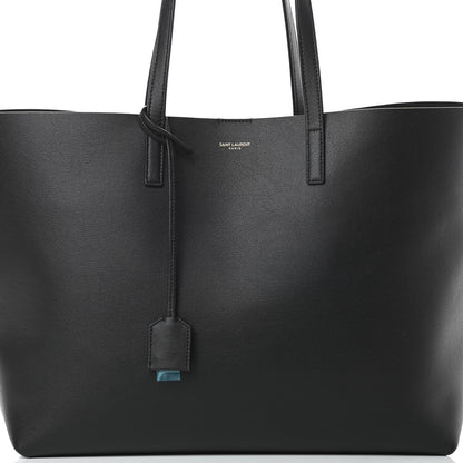 Saint Laurent Calfskin Large Shopping Tote Black 9 of 11
