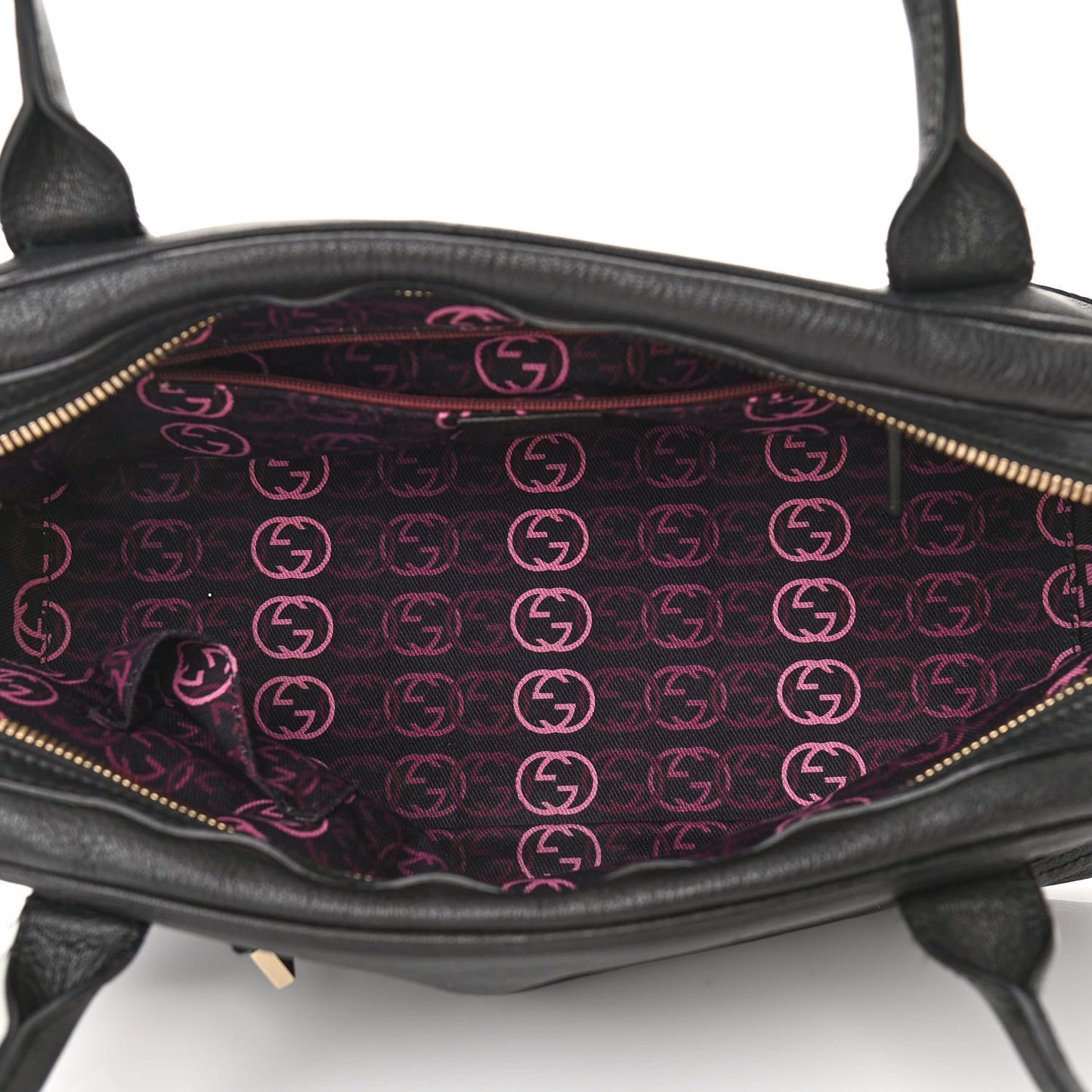 Calfskin Small Princy Satchel Black