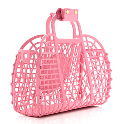 Fendi Recycled Plastic Vitello Liberty Matte Small Fendi Basket Rosa 3 of 11