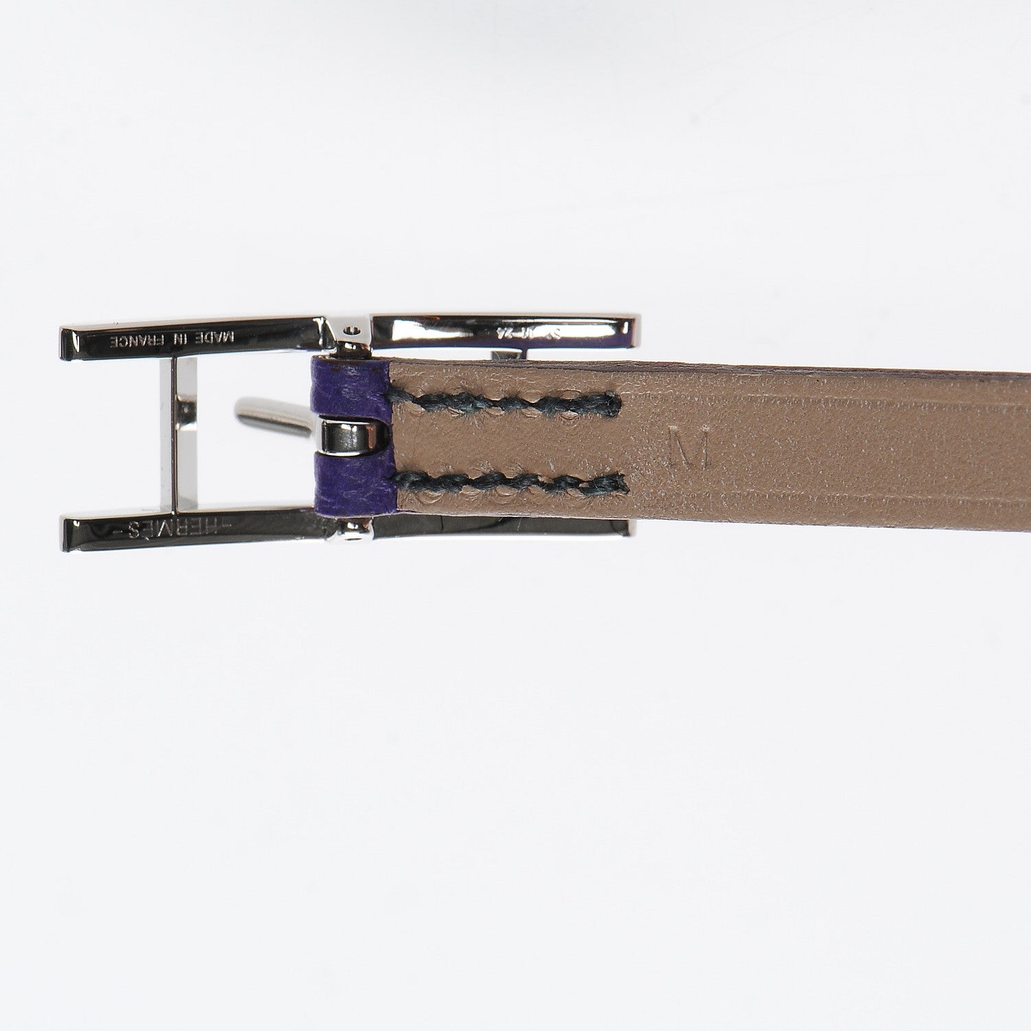 Hermes Epsom Hapi 3 MM Double Tour Wrap Bracelet M Crocus 4 of 7