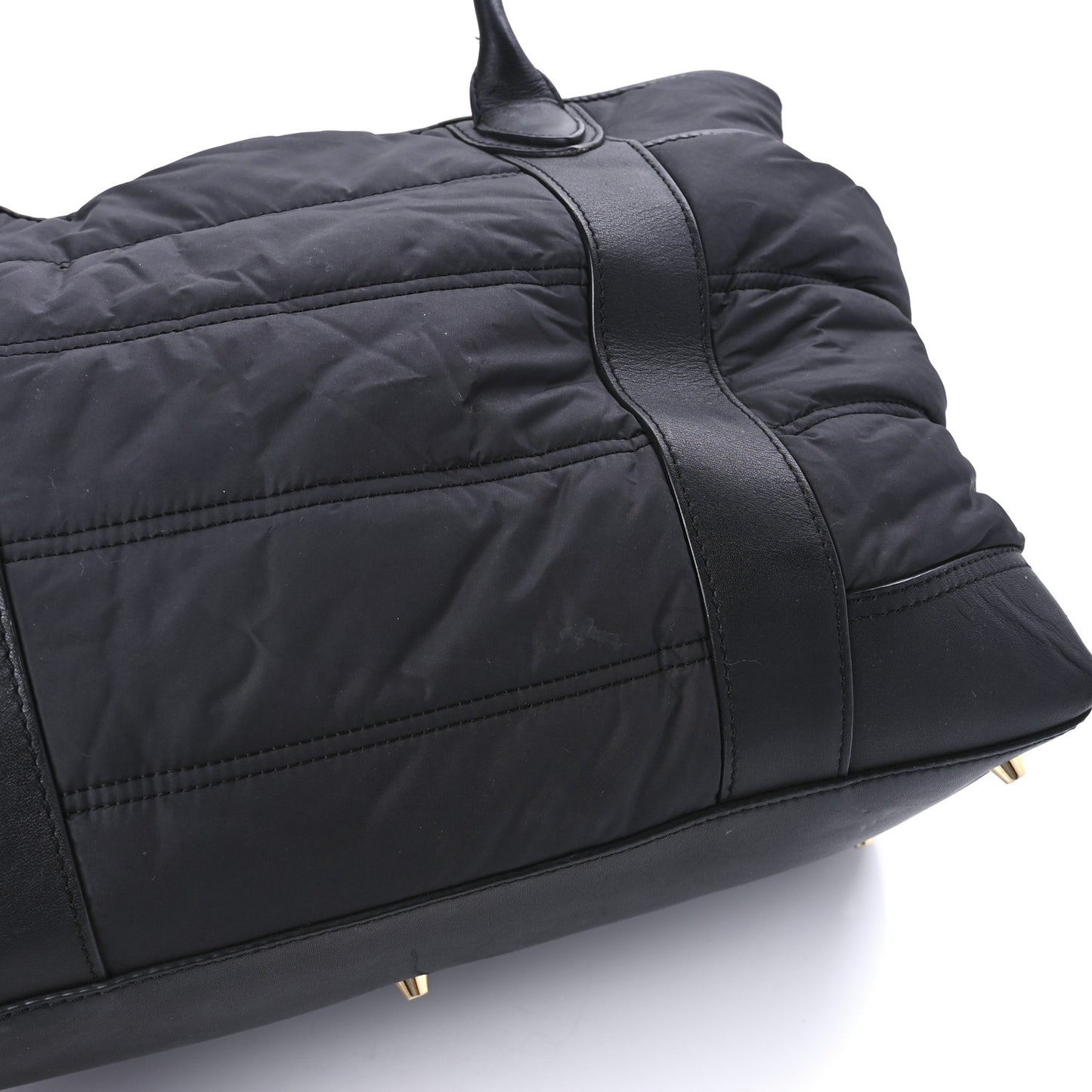 Nylon Large Olympia Diaper Bag Black
