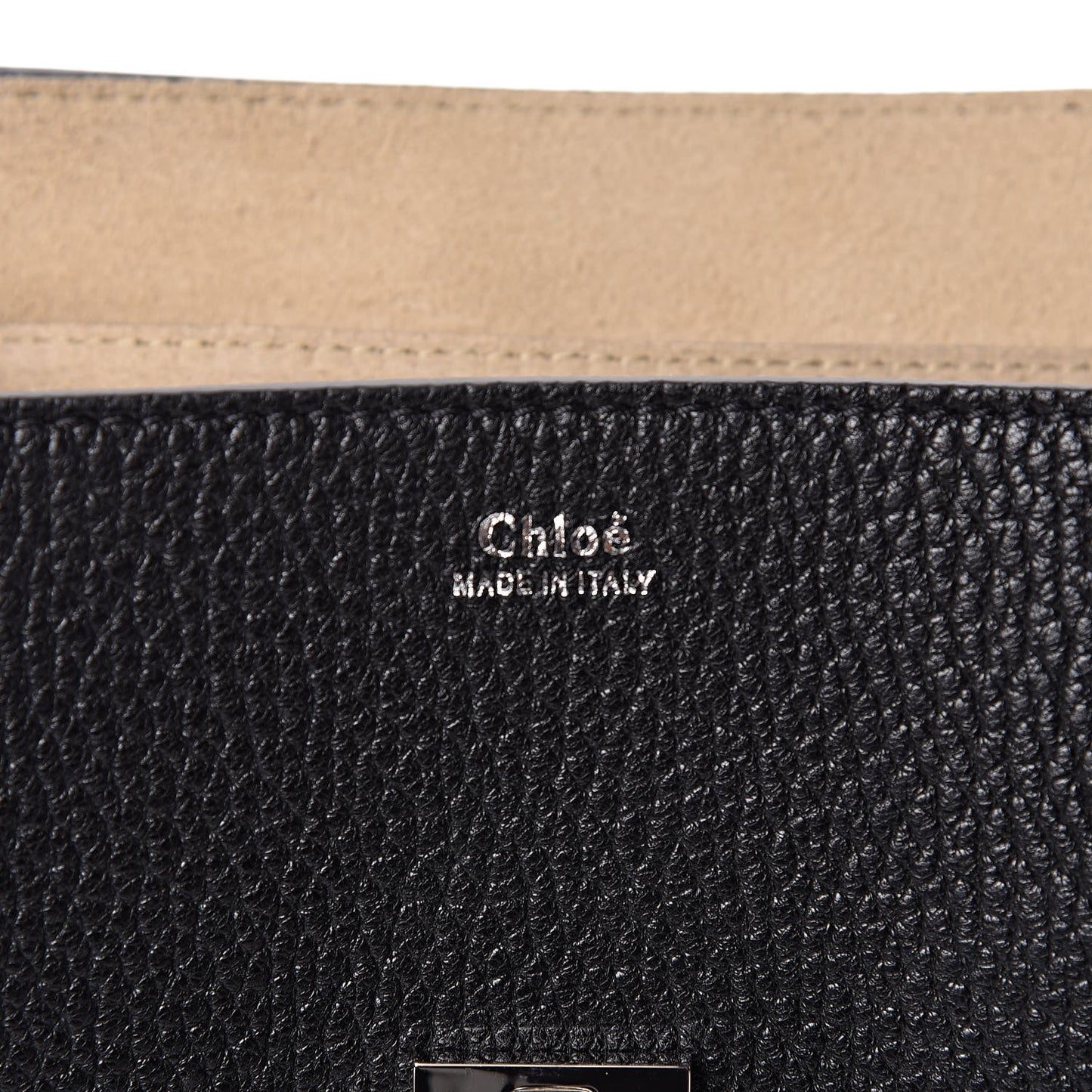 Grained Lambskin Drew Shoulder Bag Black