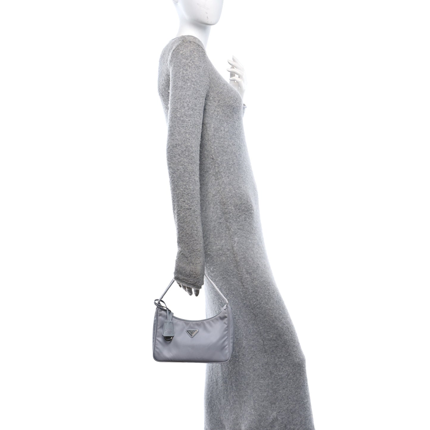 Tessuto Nylon Mini Re-Edition 2000 Bag Fiordaliso