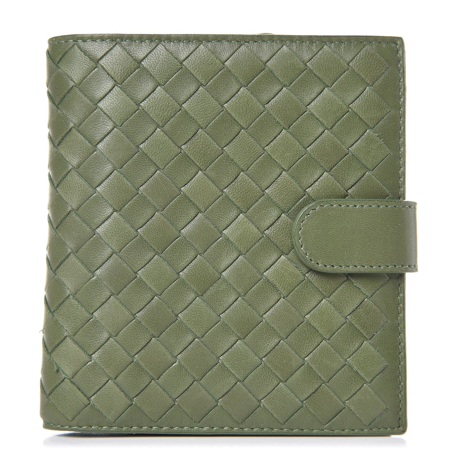 Bottega Veneta Nappa Intrecciato French Flap Wallet Foglia 1 of 10