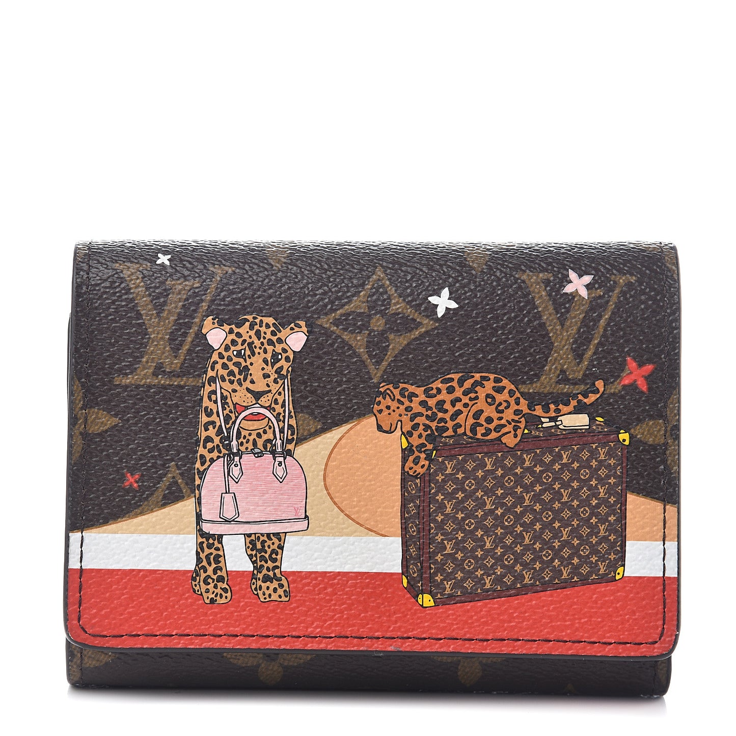 Monogram 2018 Christmas Animation Victorine Wallet