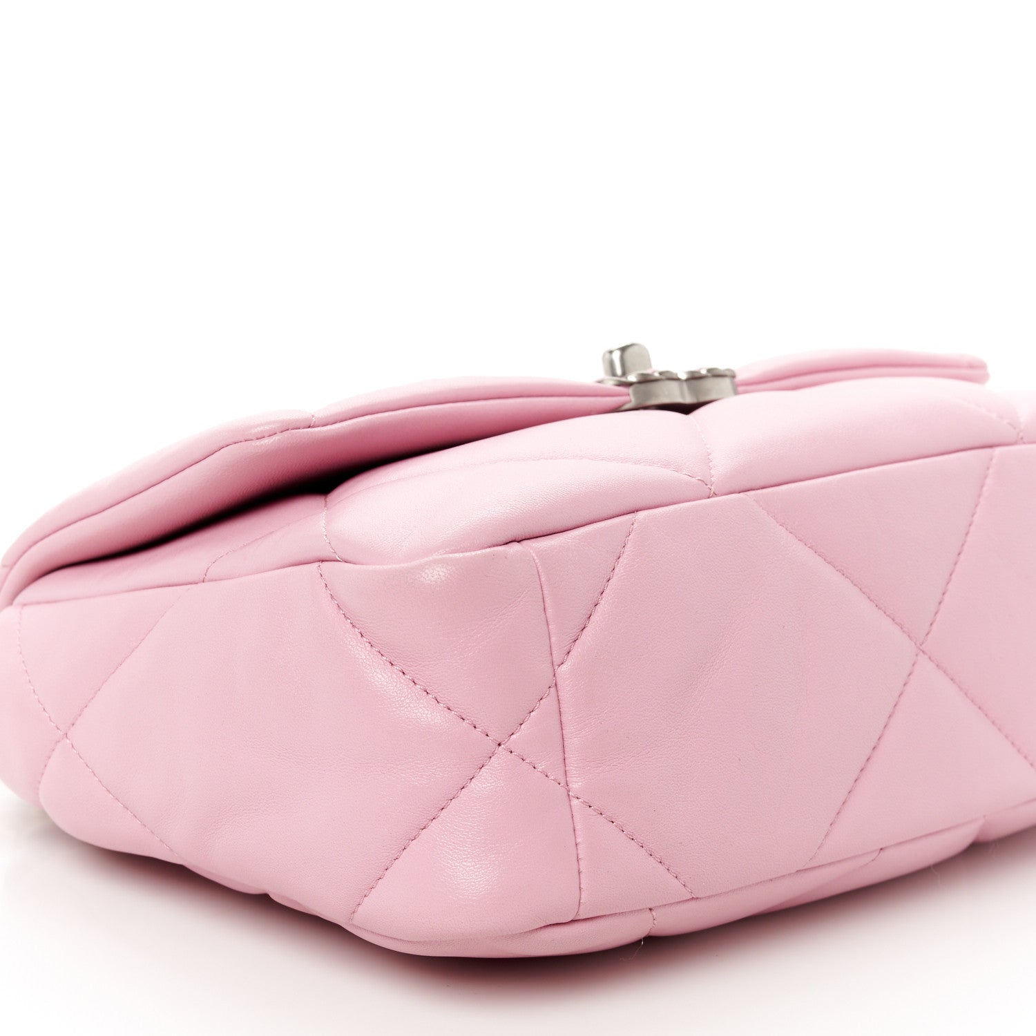 Chanel Lambskin Quilted Medium Chanel 19 Flap Pink 9 of 10