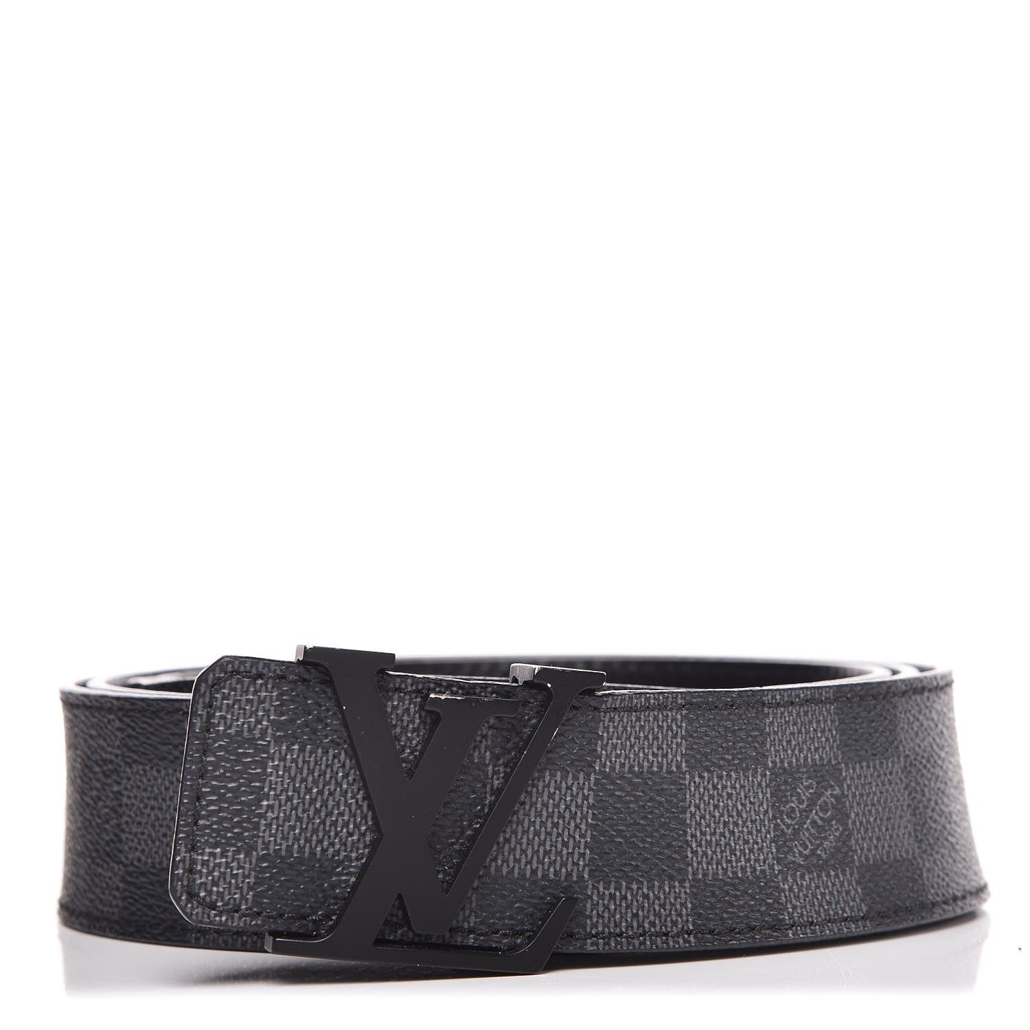 Louis Vuitton Damier Graphite 40mm LV Initiales Belt 120 48 1 of 13